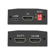 U9 ViewHD Ultra HD   4K@30Hz HDMI 1.4 1x2 Mini Splitter with Micro-USB Power Port | U9-Pluto Sale