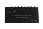 ViewDH 5.1CH Digital Audio to 6CH Analog or Stereo Audio Decoder with Integrated USB Music Player & On Screen Display | VHD-51CAD Online Sale