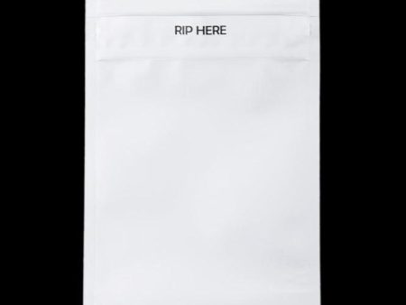 Grip n Rip Mylar Bag - White - 1000ct Cheap