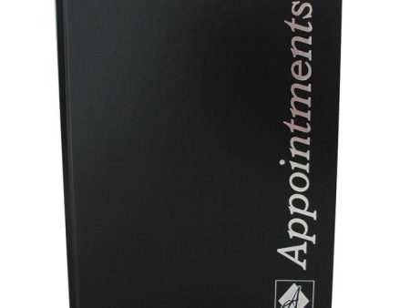 Agenda Black 6 Column Appointment Book Fashion