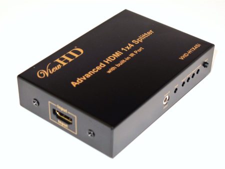 ViewHD Advanced 1x4 HDMI Splitter Support 1080P & 3D, with Integrated IR System | VHD-H1X4Si For Discount