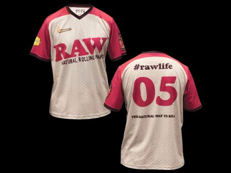 RAW Logo Soccer Jersey Fashion