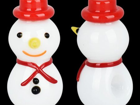 Snowman Glass Hand Pipe For Discount