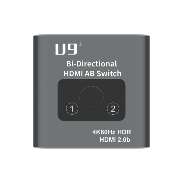 U9 ViewHD HDMI 2.0b 4K@60Hz Bi-directional 2x1 or 1x2 A-B Switch | UAB2 Online Sale