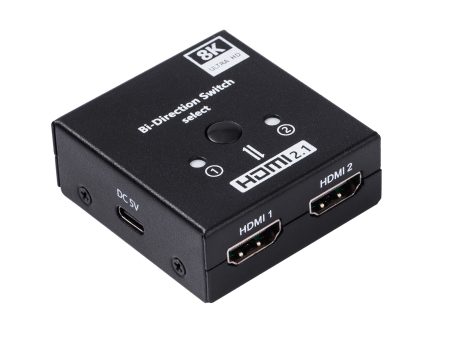 U9 ViewHD HDMI 2.1b 8K@60Hz or 4K@120Hz Bi-directional 2x1 or 1x2 A-B Switch | U9-UAB21 Sale