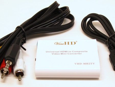 ViewHD HDMI to Composite | AV Universal Converter for PAL & NTSC Standard TV (HDMI to Composite AV Mini) | VHD-MH2TV Sale