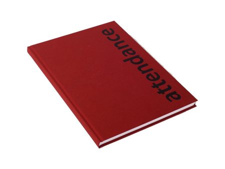 Agenda Salon Attendance Book Red For Sale