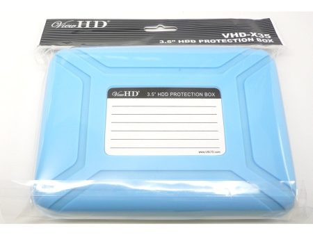 ViewHD Professional Premium Hard Drive Protection Box for 3.5 Inch HDD Storage (Blue) - VHD-X35B on Sale