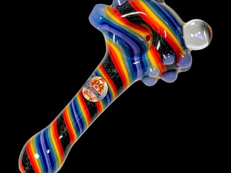 Crush Eye Candy Opal & Dichro Spiral Hand Pipe For Cheap