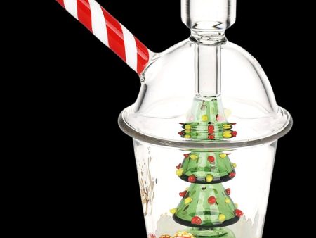 Pulsar Christmas Tree Glass Bubbler Pipe Cheap