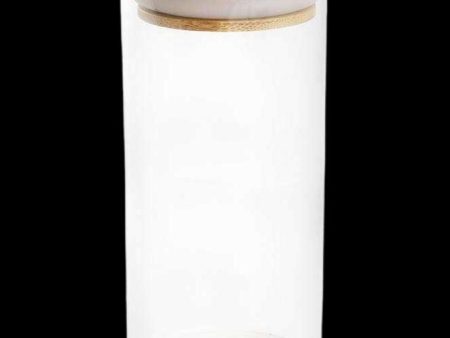 12oz Glass Jar with Wood Cap – 80ct Bulk on Sale