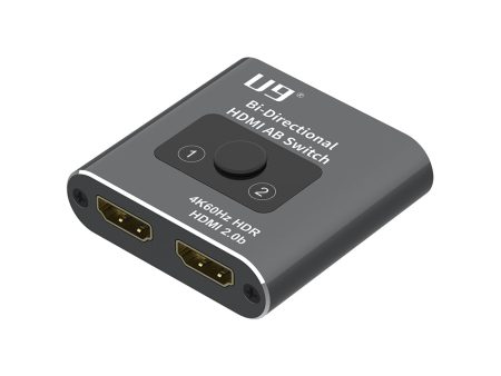 U9 ViewHD HDMI 2.0b 4K@60Hz Bi-directional 2x1 or 1x2 A-B Switch | UAB2 Online Sale