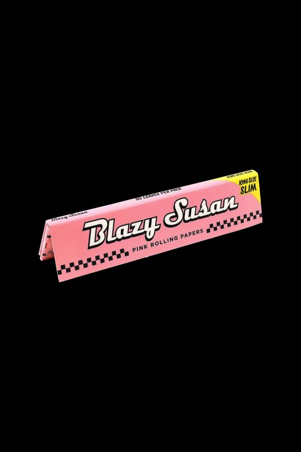 Blazy Susan Pink King Size Rolling Papers For Cheap