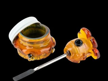 Empire Glassworks Honeycomb Dabber + Terp Jar Cheap