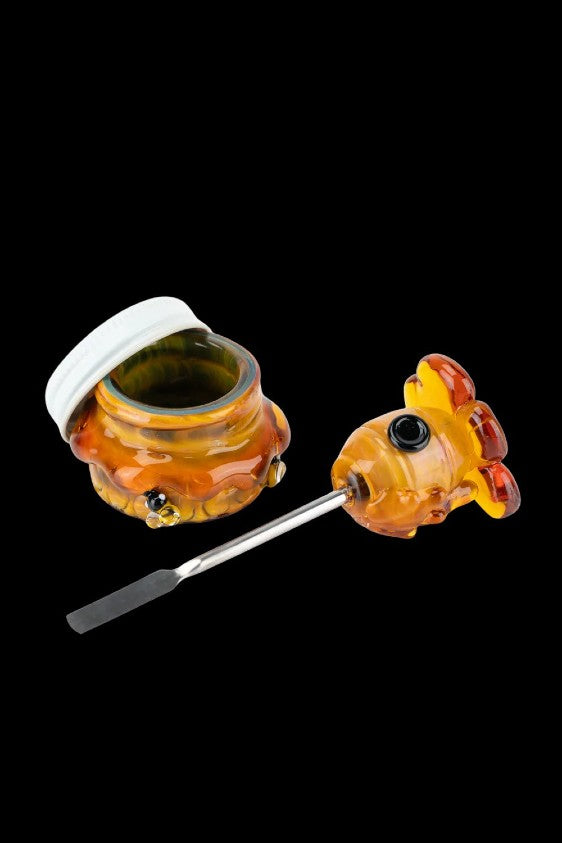 Empire Glassworks Honeycomb Dabber + Terp Jar Cheap