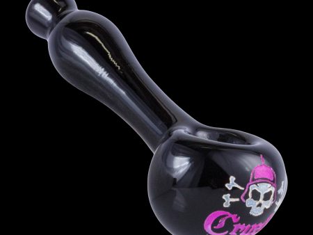 Crush Laser-Etched Hand Pipe w  Skull Logo Online