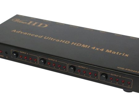 ViewHD Advanced Ultra HD   4K HDMI 4x4 True matrix | VHD-PRO4X4 Cheap