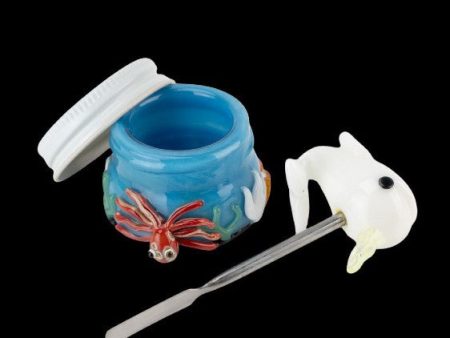 Empire Glassworks Under the Sea Dabber + Terp Jar For Sale