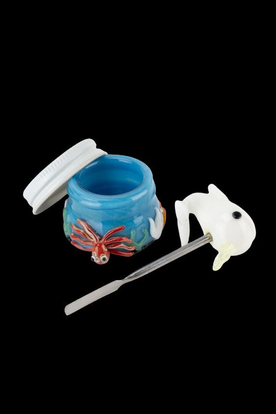 Empire Glassworks Under the Sea Dabber + Terp Jar For Sale