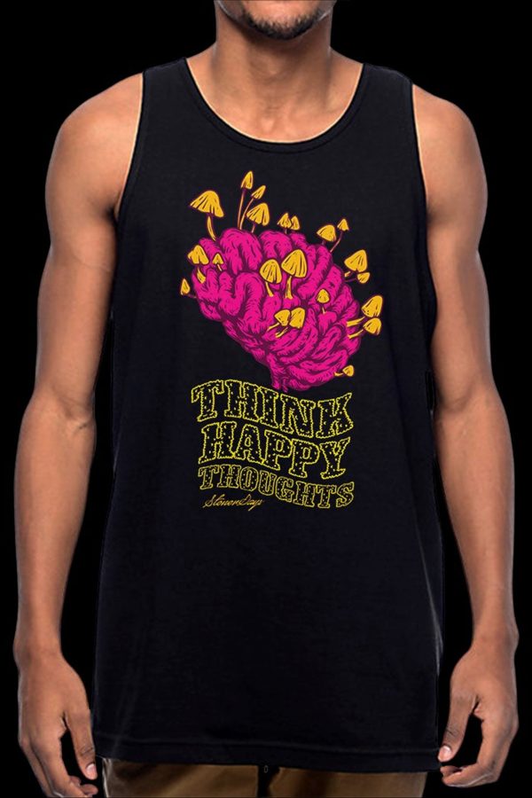 StonerDays Think Happy Thoughts Tank Top Fashion