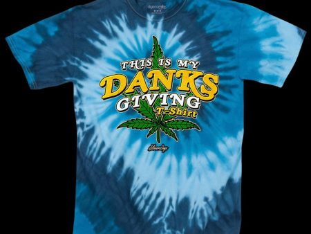 StonerDays This is My Danksgiving Tie Dye T-Shirt Hot on Sale