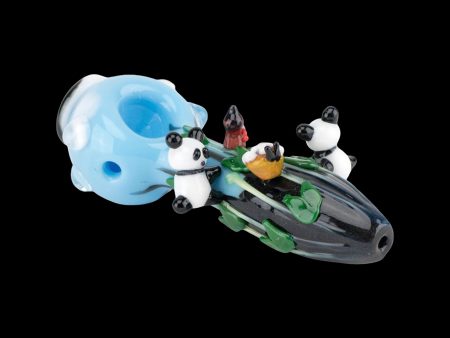 Empire Glassworks Climbing Pandas Pipe - Small Supply