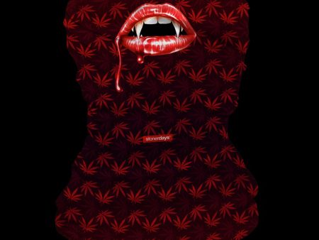 StonerDays Vampire Fangs Halloweed Scary Neck Gaiter Supply