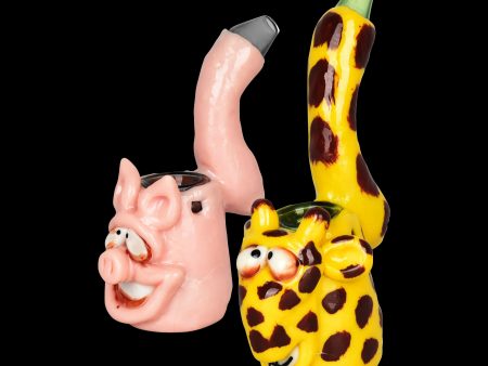 3D Painted Stoned Animal Bubbler Online Hot Sale