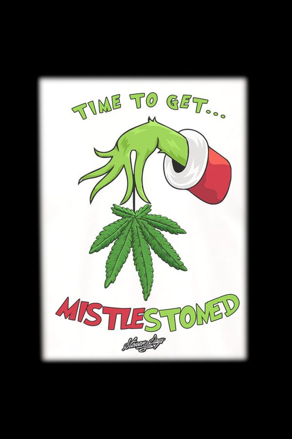 StonerDays MistleStoned White T-Shirt Fashion