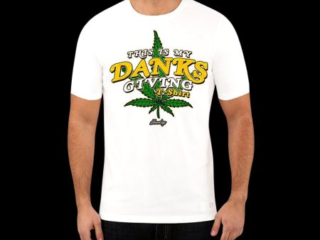 StonerDays This Is My Danksgiving White T-Shirt Cheap