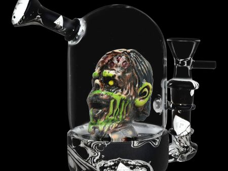 Zombie Head Bell Jar Water Pipe Online Hot Sale