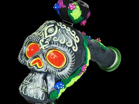 Pulsar Voodoo Skull Bubbler Pipe Online Sale