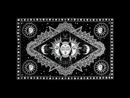 Threadheads Sun & Moon Tapestry Fashion