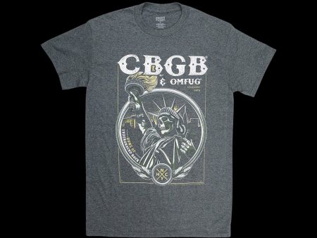 Brisco Brands CBGB Liberty Green T-Shirt Cheap