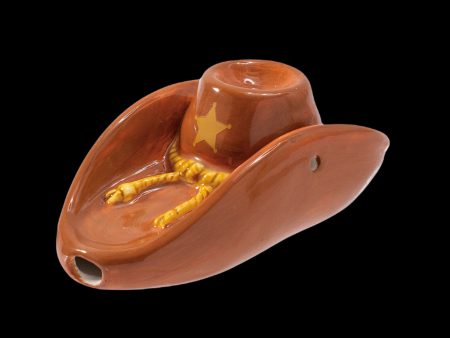 Wacky Bowlz Cowboy Hat Ceramic Pipe Online Sale