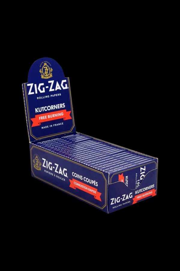 Zig Zag Blue Kutcorners Free Burn Rolling Papers Cheap