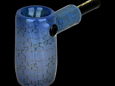 Pulsar Inside Print Glass Mini Hammer Bubbler - THC Blueprint Online Hot Sale