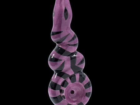 Wacky Bowlz Purple Snake Ceramic Pipe For Discount