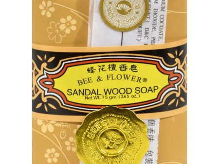 BEE & FLOWER - Bar Soap Sandalwood - 12 x 2.65 oz. Bars Online