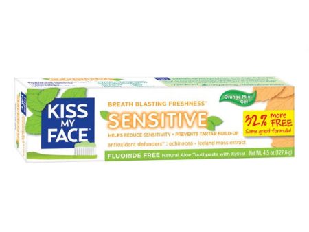 KISS MY FACE - Sensitive Toothpaste - 4.5 oz. on Sale