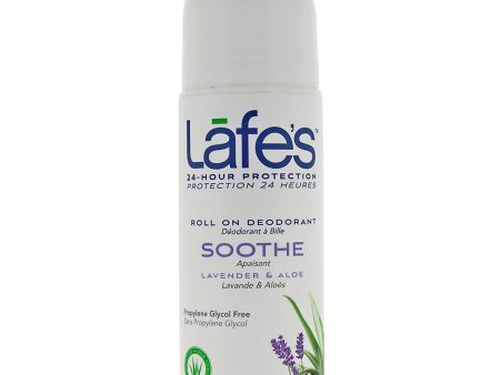 LAFES - Deodorant Roll-On Soothe, Lavender & Aloe - 2.5 oz. (71 g) For Discount