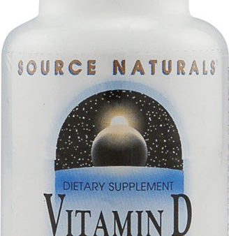 SOURCE NATURALS - Vitamin D 400 IU - 100 Tablets Fashion