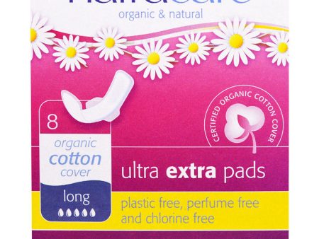 NATRACARE - Organic & Natural Ultra Extra Pads Long - 8 Pads Online Sale