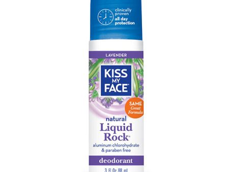 KISS MY FACE - Liquid Rock Roll-On-Lavender Deodorant - 3 fl. oz. (88 ml) Cheap