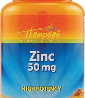 THOMPSON - Zinc 50 mg High Potency - 60 Tablets For Cheap