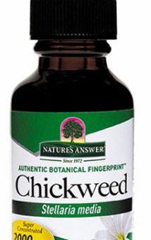 NATURE S ANSWER - Chickweed Herb Alcohol Free Extract - 1 fl. oz. (30 ml) For Discount