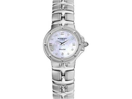 Raymond Weil Women s 9995-PD White Mother Of Pearl Diamond Dial Quartz Watch Hot on Sale