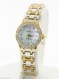 Anne Klein Women s 10 9157 Two-tone Crystal Accented Steel Bracelet Quartz Watch Sale