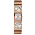 Guess Women s  U0002L4 Stainless Steel Sparkle Rose Gold-Tone Bejeweled Watch Sale