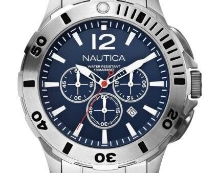 Nautica N19582G BFD 101 Sporty Stainless Steel Bracelet Men s Watch Supply